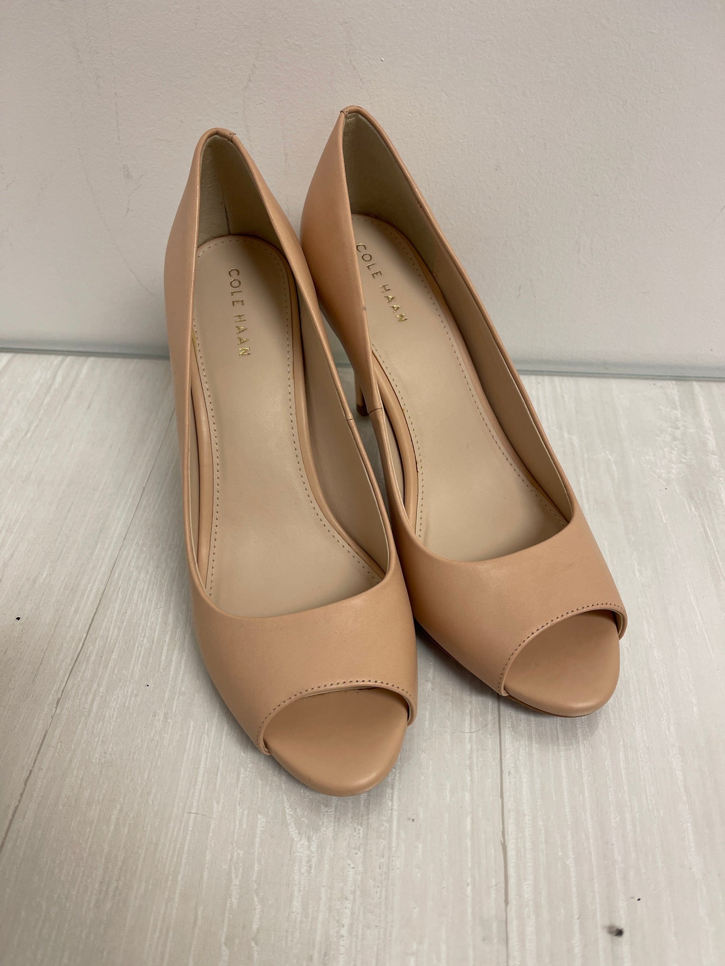 Shoes Heels Stiletto By Cole-haan In Cream, Size: 8