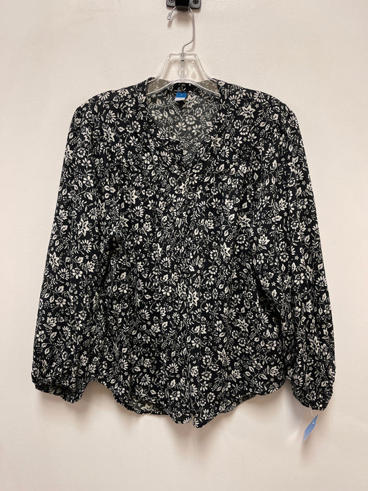 Top Long Sleeve By Old Navy In Floral Print, Size: S