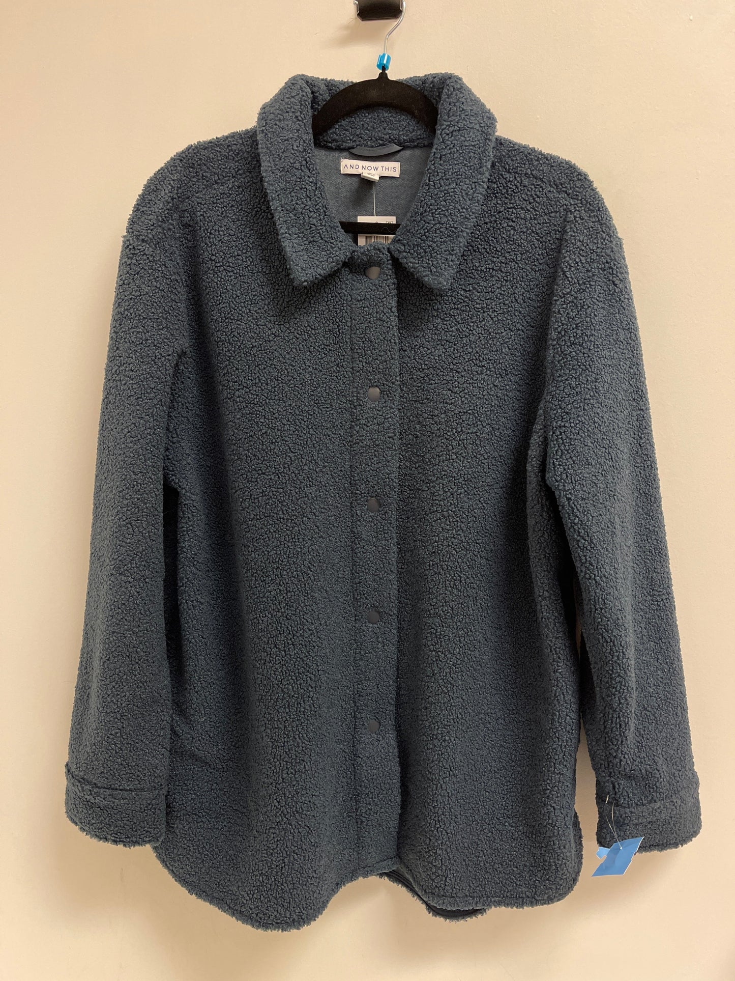 Sweater By Clothes Mentor In Blue, Size: L