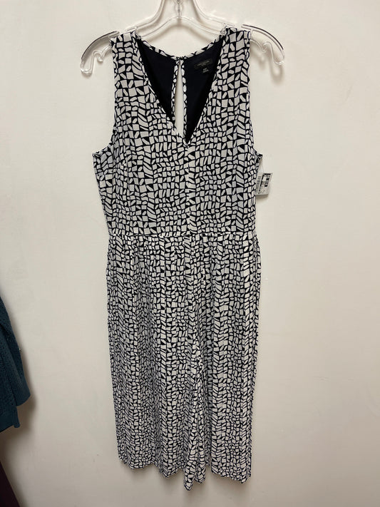 Dress Casual Maxi By Ann Taylor In Black & White, Size: Lp