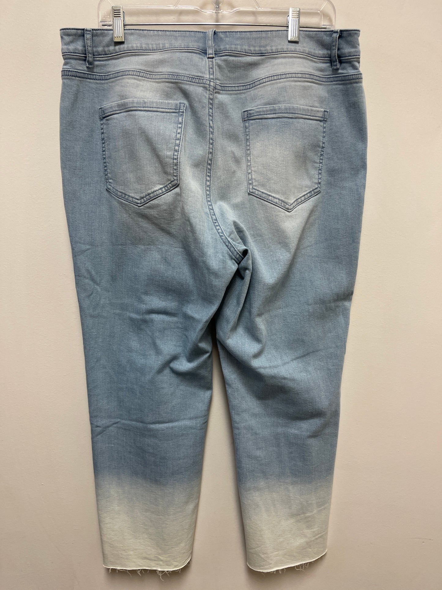 Jeans Straight By J. Jill In Blue Denim, Size: 14