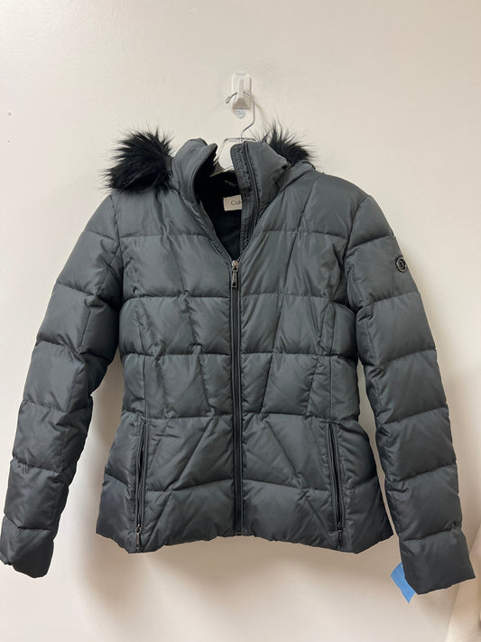 Jacket Puffer & Quilted By Calvin Klein In Grey, Size: Sp