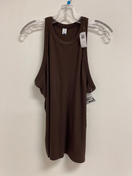 Top Sleeveless By Old Navy In Brown, Size: L