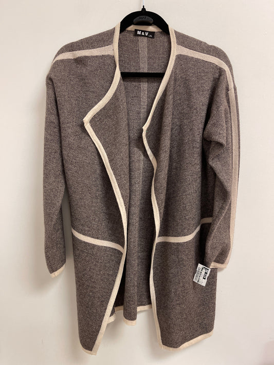 Cardigan By Clothes Mentor In Brown, Size: Xl