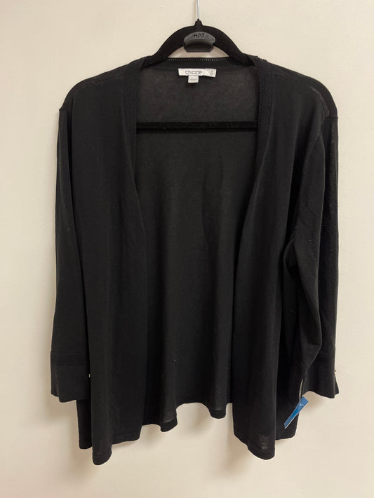 Cardigan By Chicos In Black, Size: L