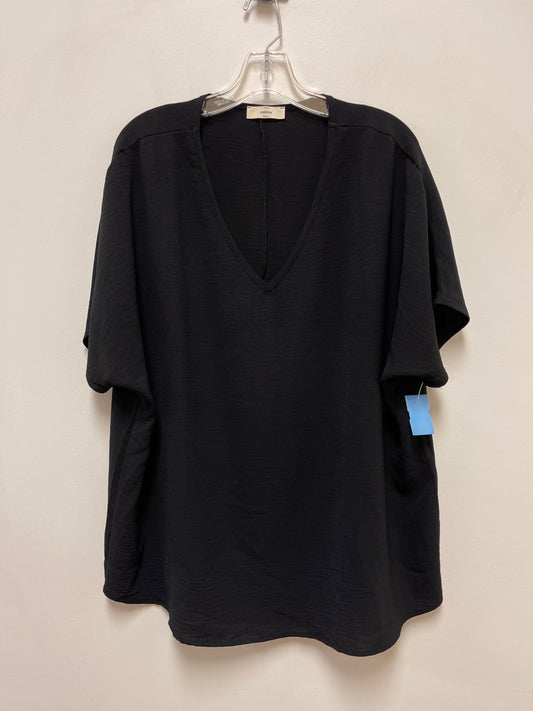 Top Short Sleeve By Entro In Black, Size: Xl