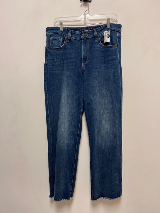 Jeans Straight By Chicos In Blue Denim, Size: 12