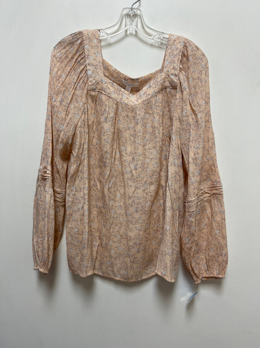 Top Long Sleeve By Lc Lauren Conrad In Pink, Size: Xl