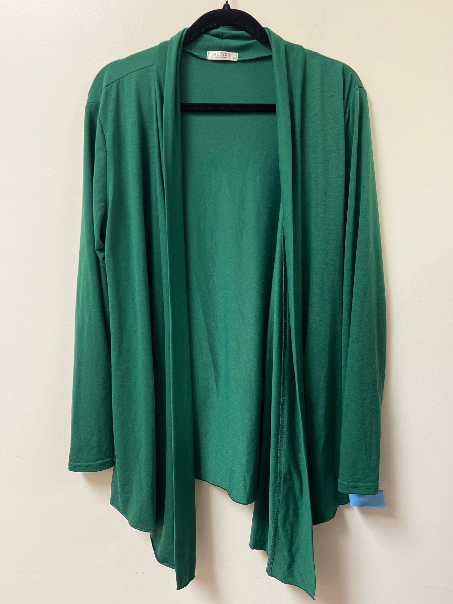 Cardigan By Clothes Mentor In Green, Size: Xl