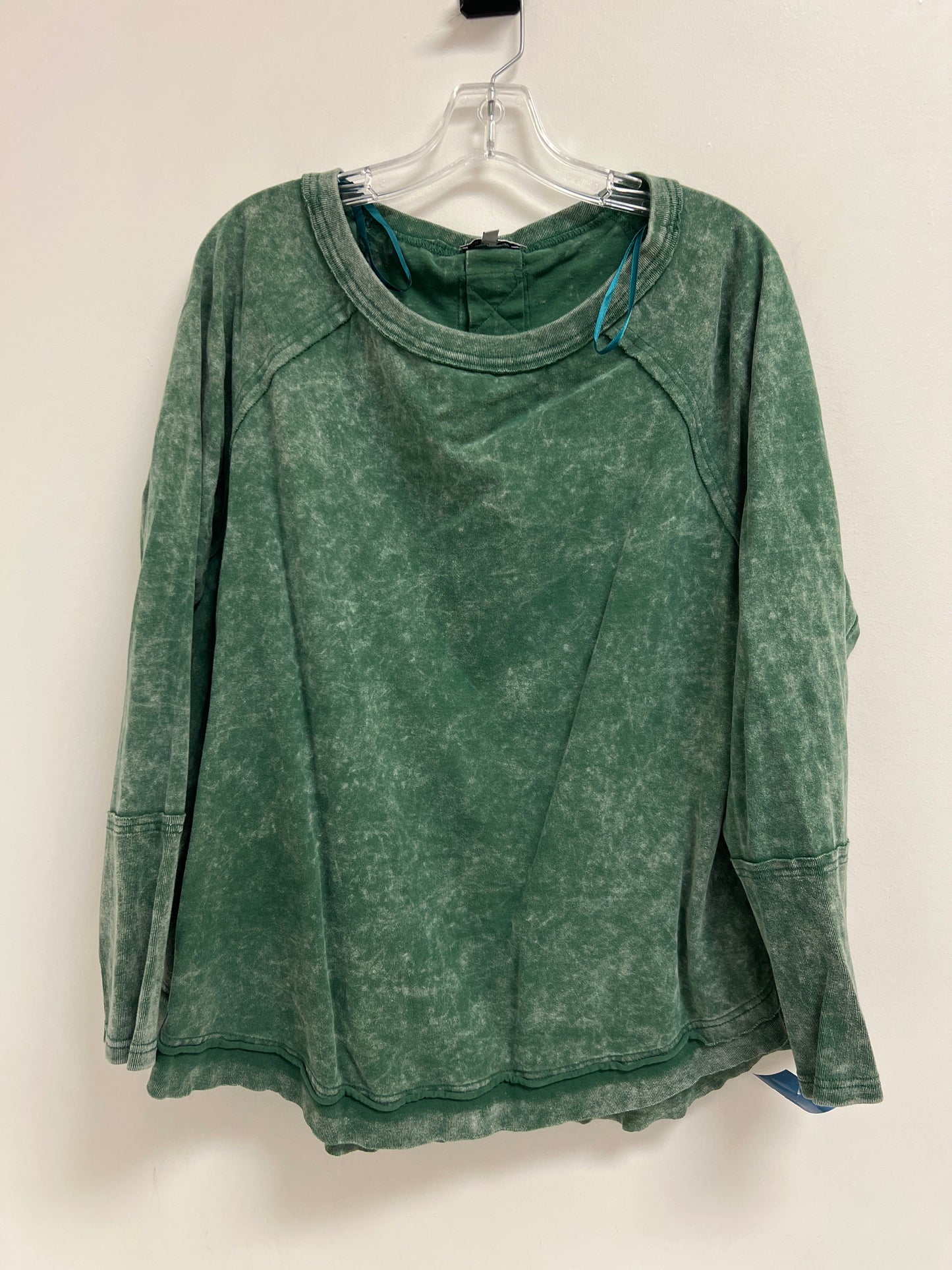 Top Long Sleeve By White Birch In Green, Size: S