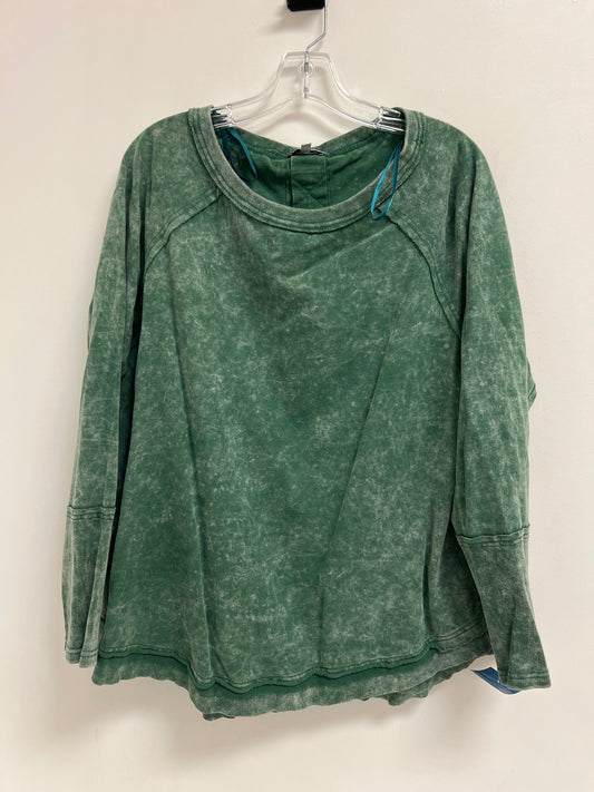 Top Long Sleeve By White Birch In Green, Size: S