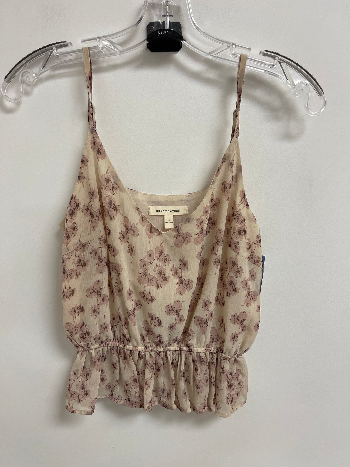 Top Sleeveless By Clothes Mentor In Floral Print, Size: S