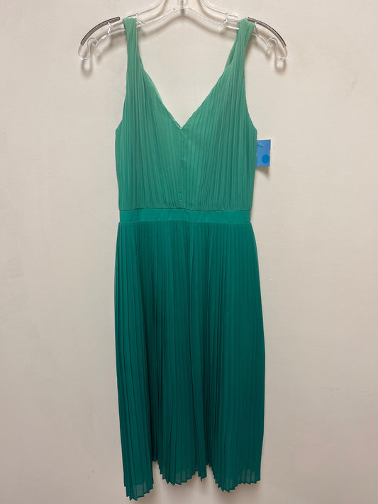 Dress Casual Midi By Banana Republic In Green, Size: Xs