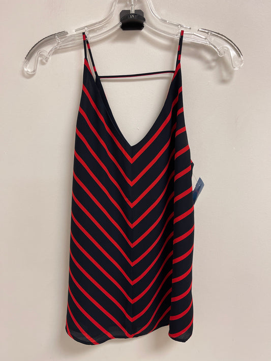 Top Sleeveless By Loft In Blue & Red, Size: Xs