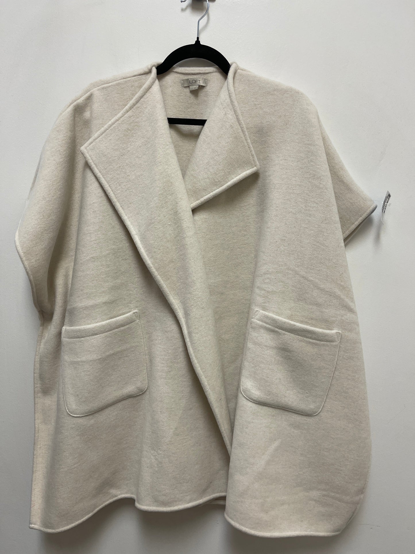 Cardigan By Loft In Cream, Size: S