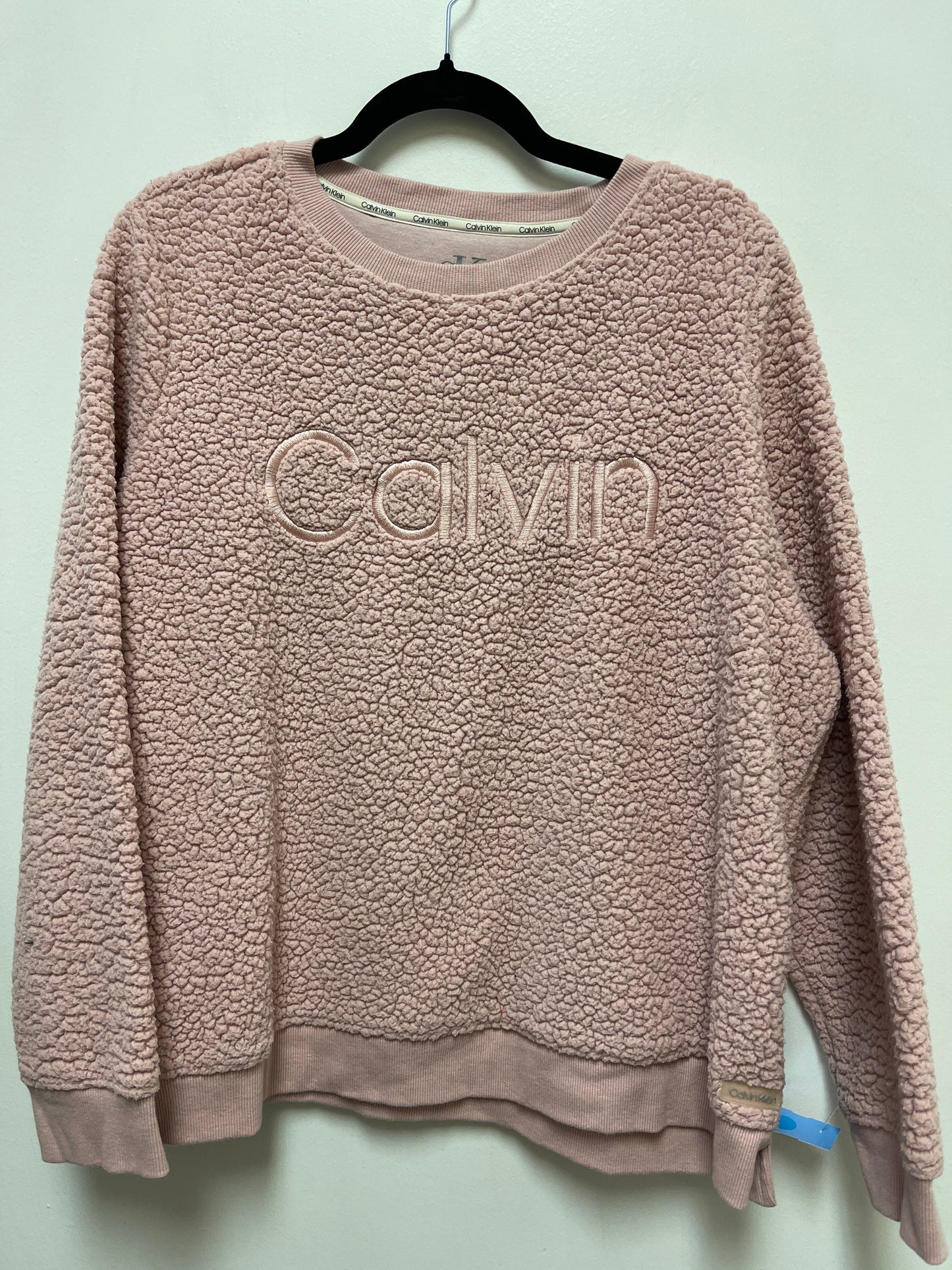 Sweater By Calvin Klein In Pink, Size: Xl