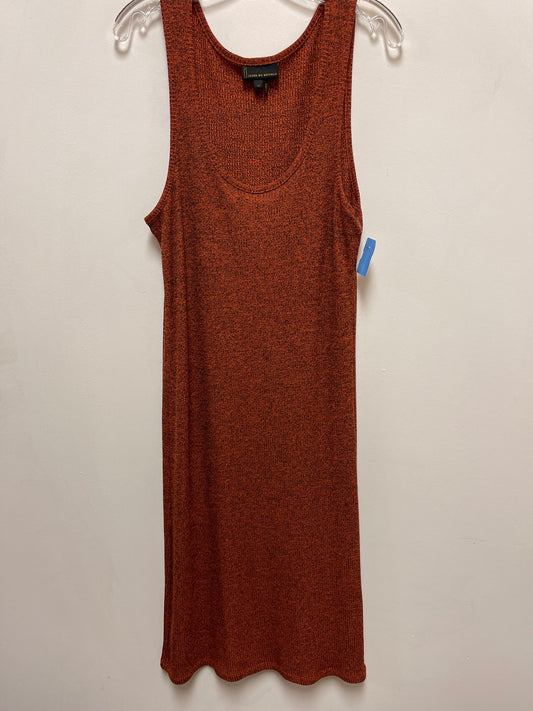 Dress Casual Midi By Jeans By Buffalo In Orange, Size: L