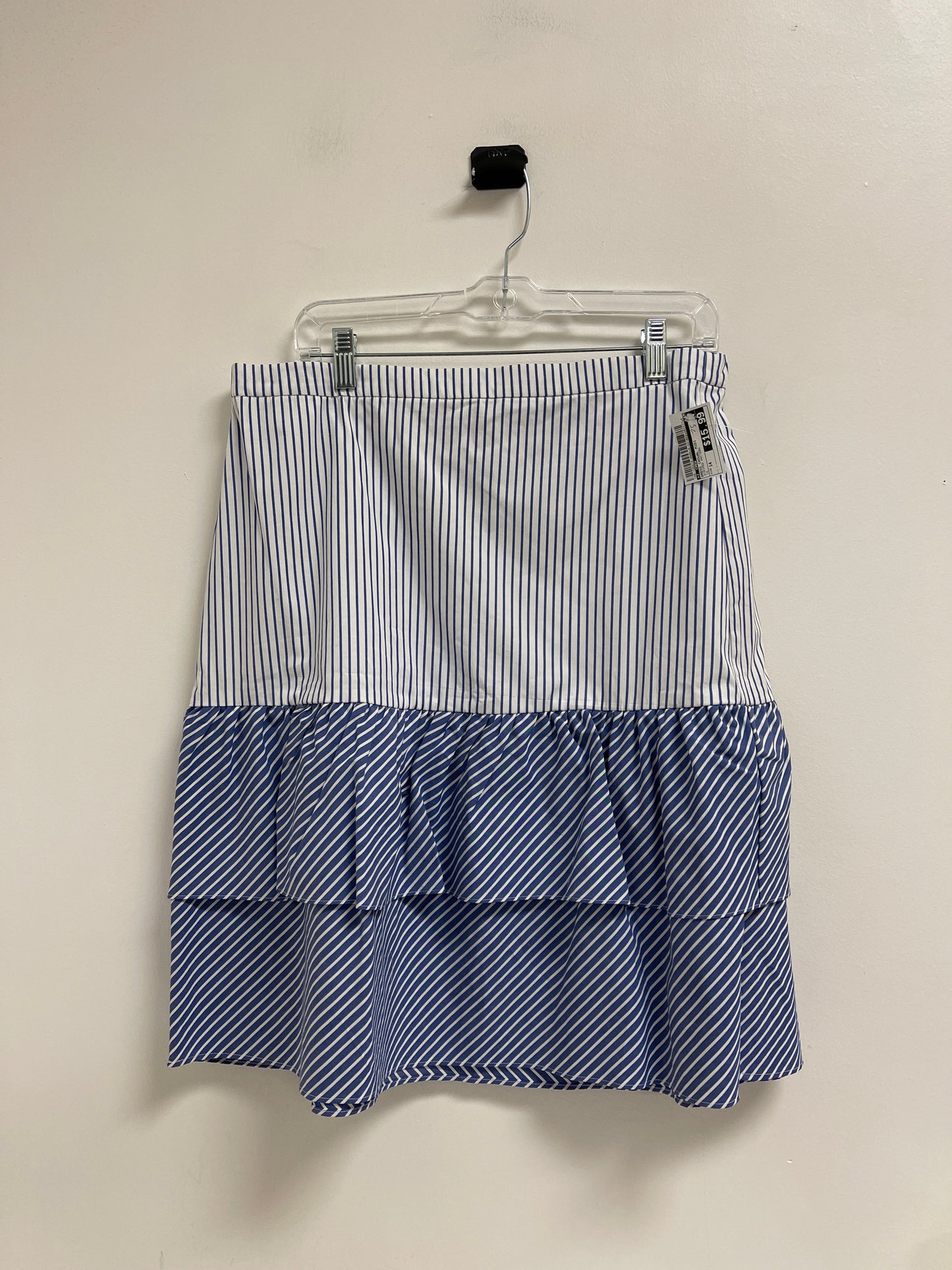 Dress Casual Midi By J. Crew In Striped Pattern, Size: 14