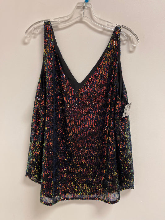 Top Sleeveless By Loft In Multi-colored, Size: Xl