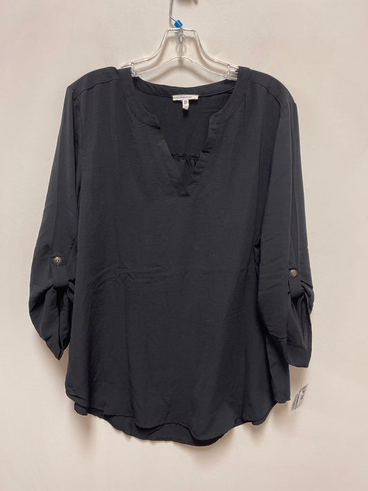 Top Long Sleeve By Maurices In Black, Size: L