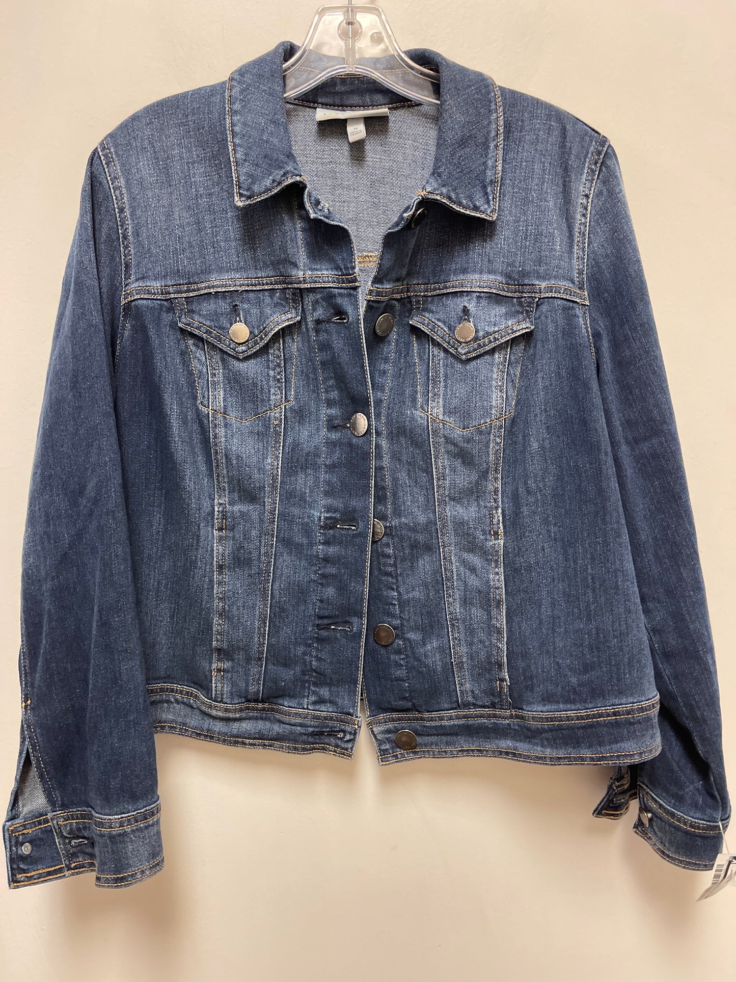 Jacket Denim By Lane Bryant In Blue Denim, Size: Xl