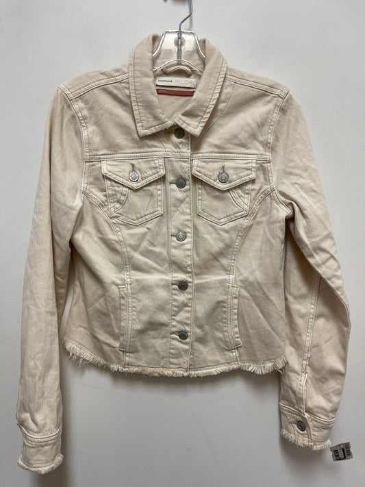 Jacket Denim By Pilcro In Cream, Size: M