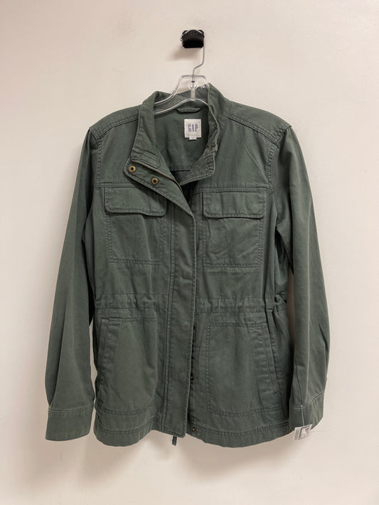 Jacket Denim By Gap In Green, Size: M