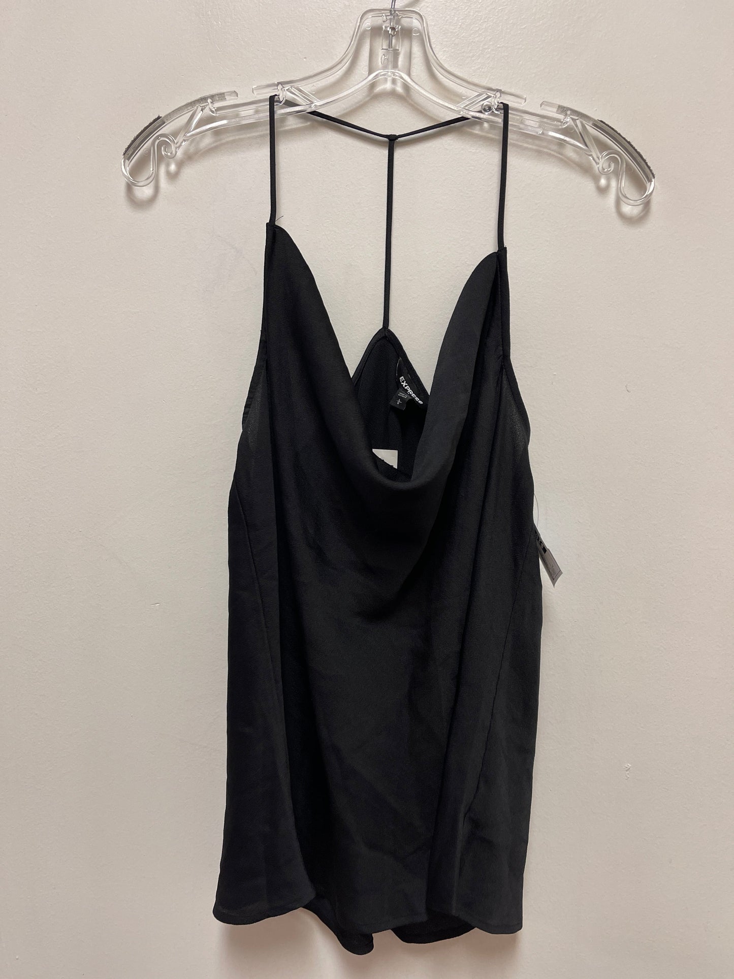 Top Sleeveless By Express In Black, Size: L