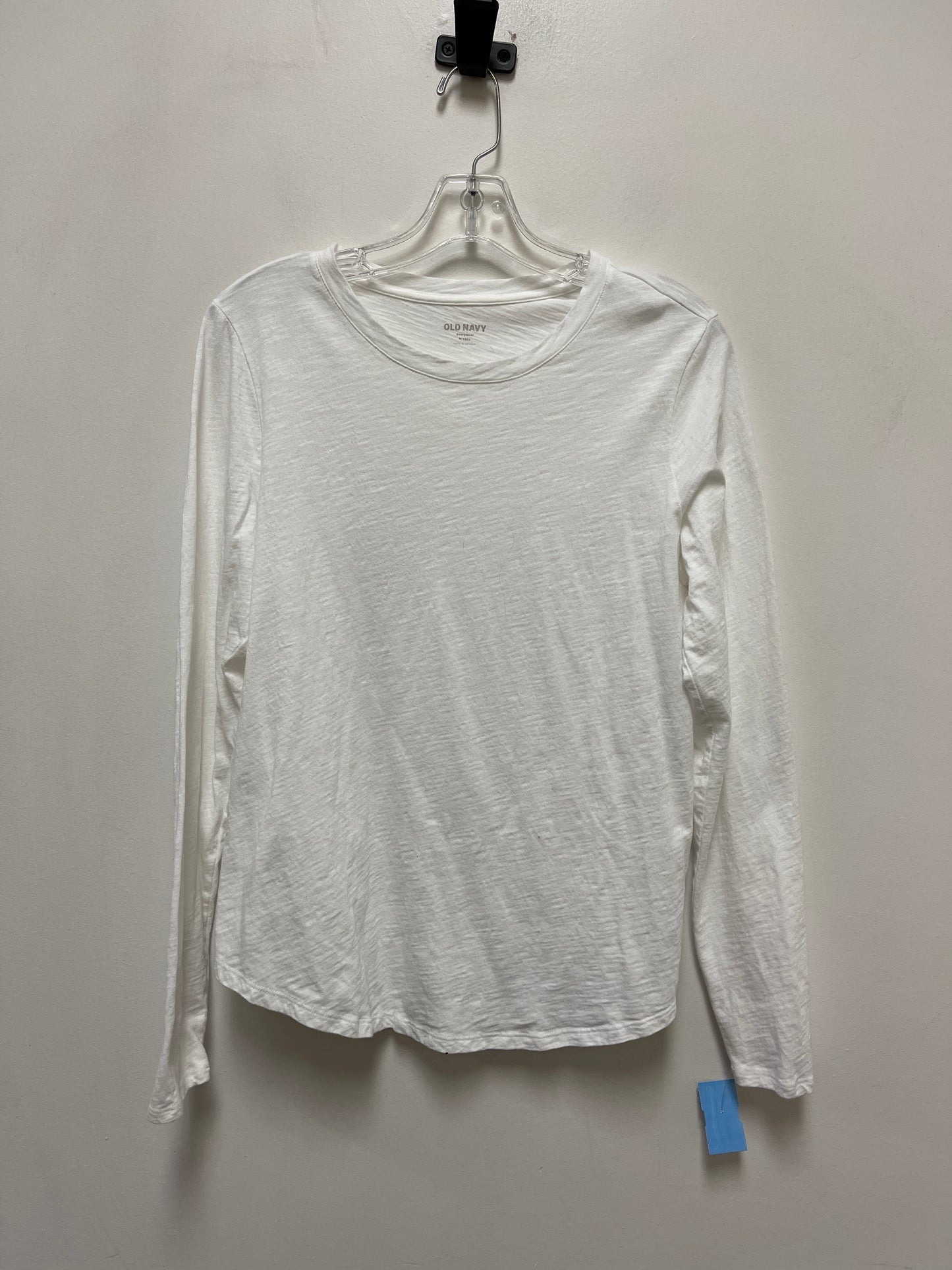 Top Long Sleeve By Old Navy In White, Size: M