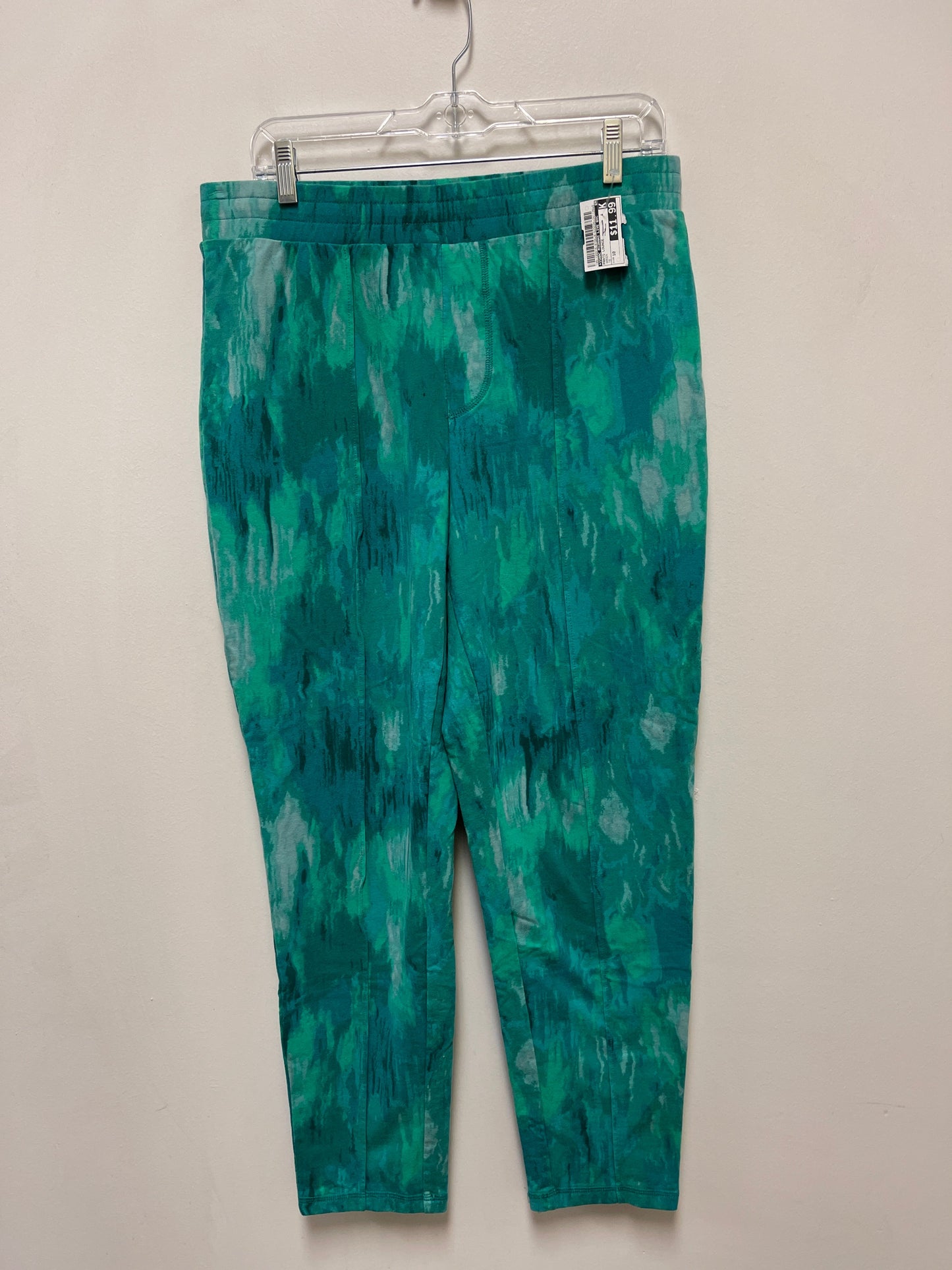 Pants Lounge By Isaac Mizrahi Live Qvc In Green, Size: 10