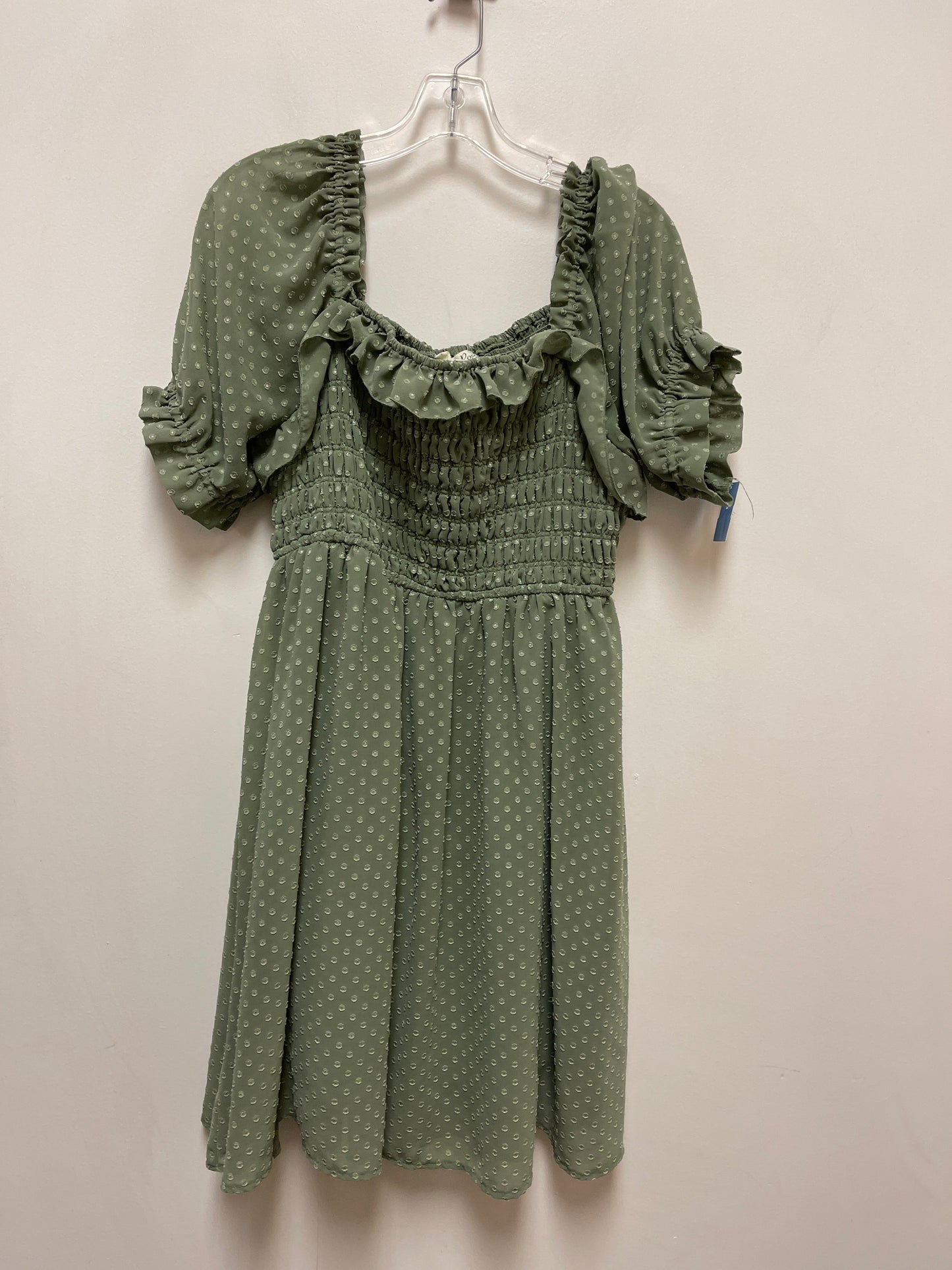 Dress Casual Midi By Clothes Mentor In Green, Size: 2x