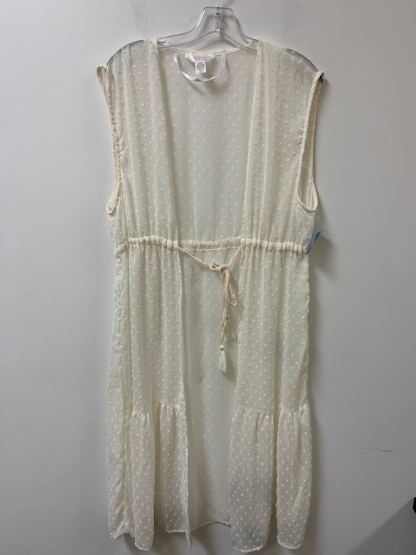 Kimono By Lc Lauren Conrad In Cream, Size: Osfm