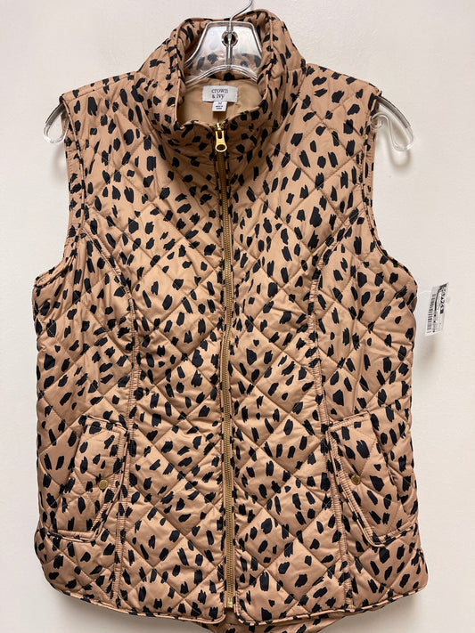 Jacket Puffer & Quilted By Crown And Ivy In Animal Print, Size: M