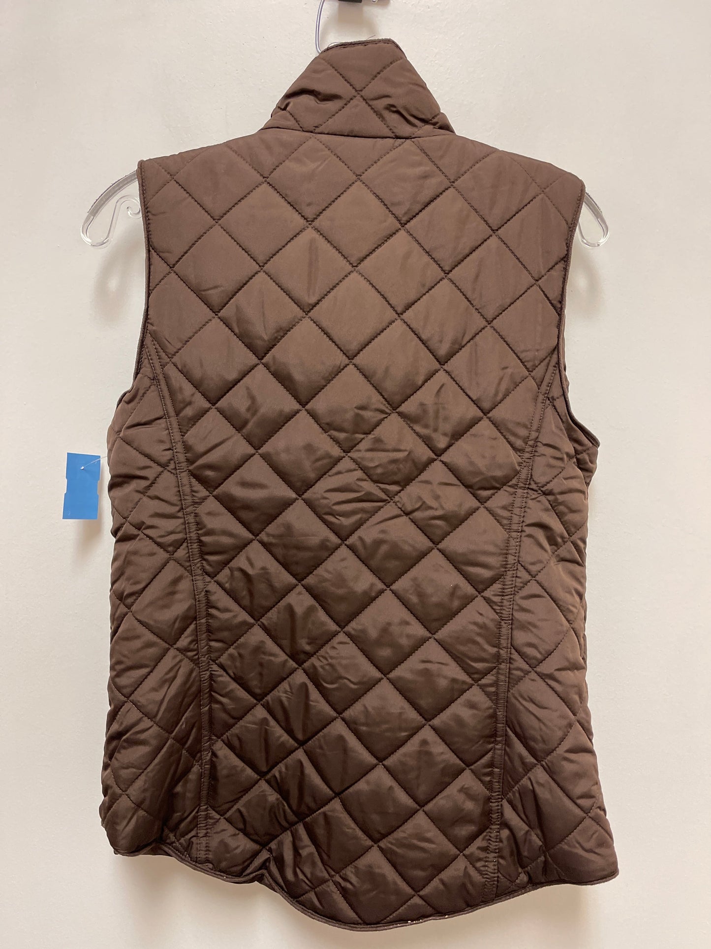 Jacket Puffer & Quilted By Crown And Ivy In Brown, Size: M