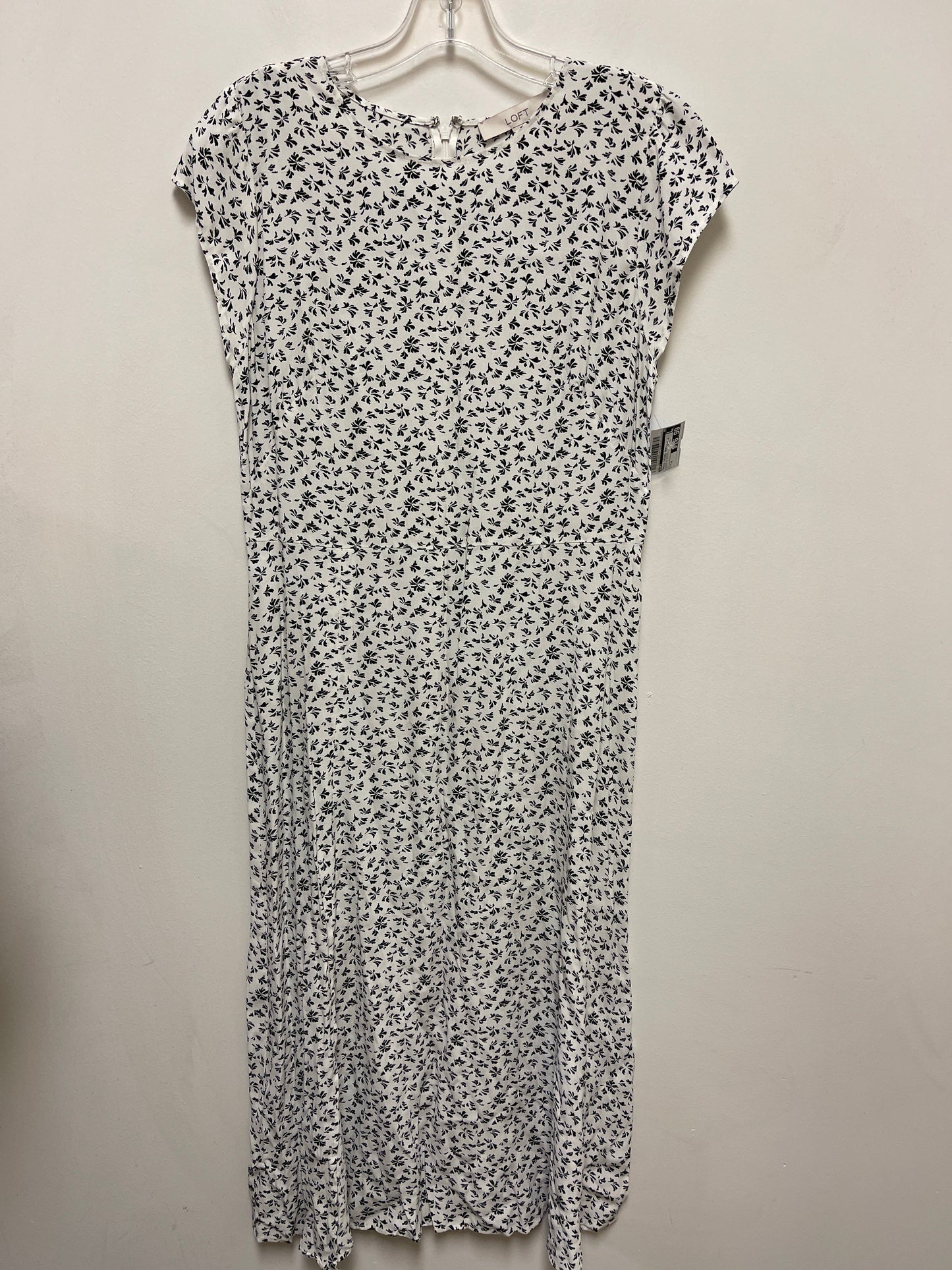 Dress Casual Maxi By Loft In Black & White, Size: M