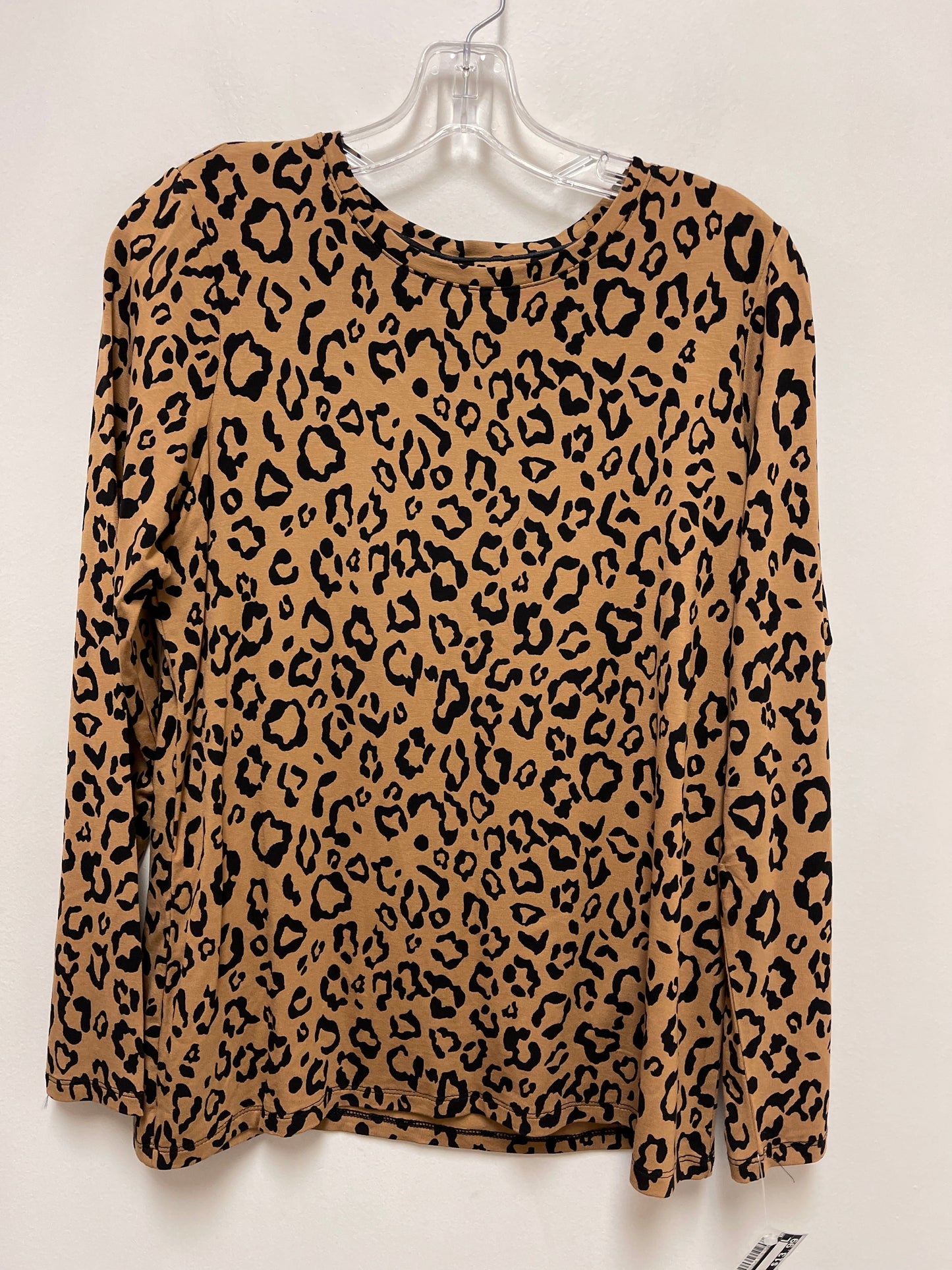 Top Long Sleeve By Chicos In Animal Print, Size: M