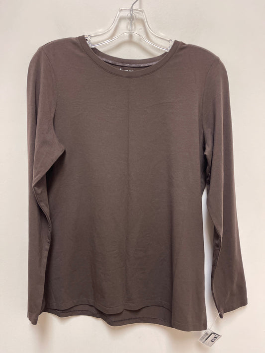 Top Long Sleeve By Chicos In Brown, Size: M