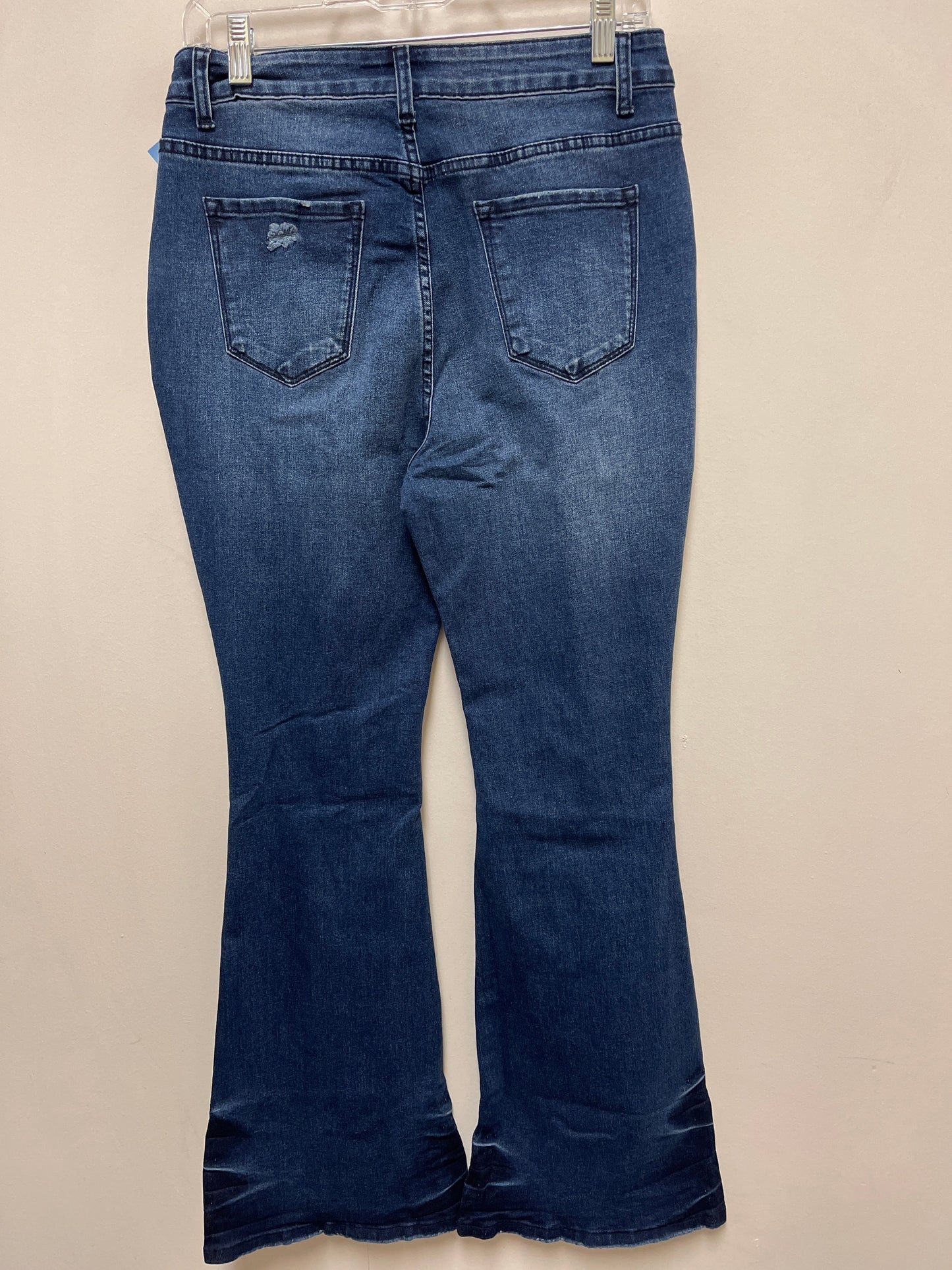 Jeans Flared By Clothes Mentor In Blue Denim, Size: 8