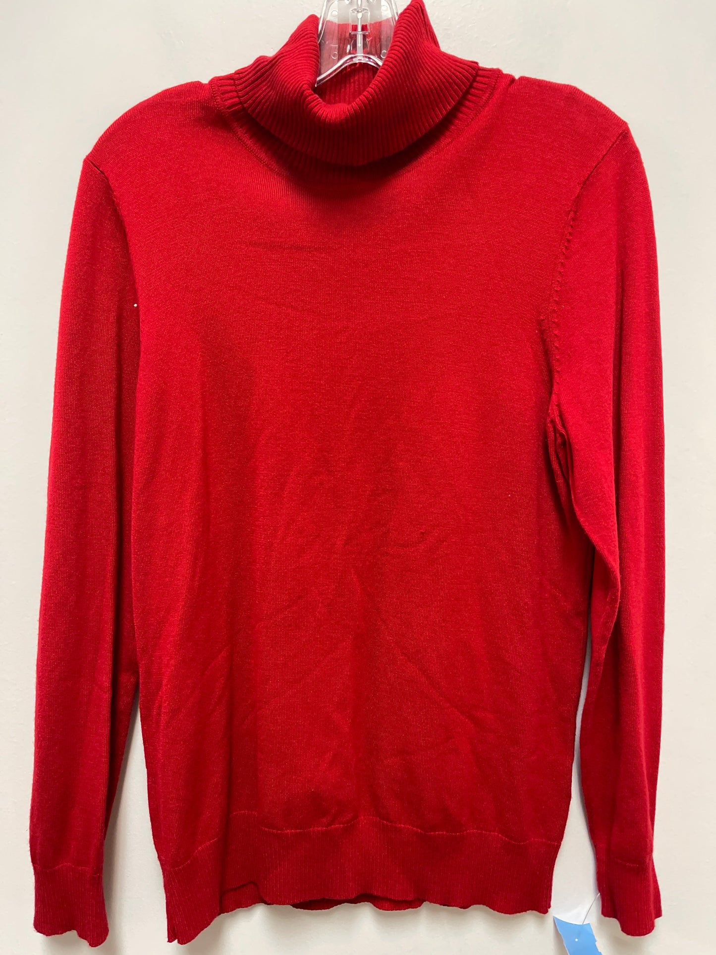 Top Long Sleeve By Joseph A. In Red, Size: L