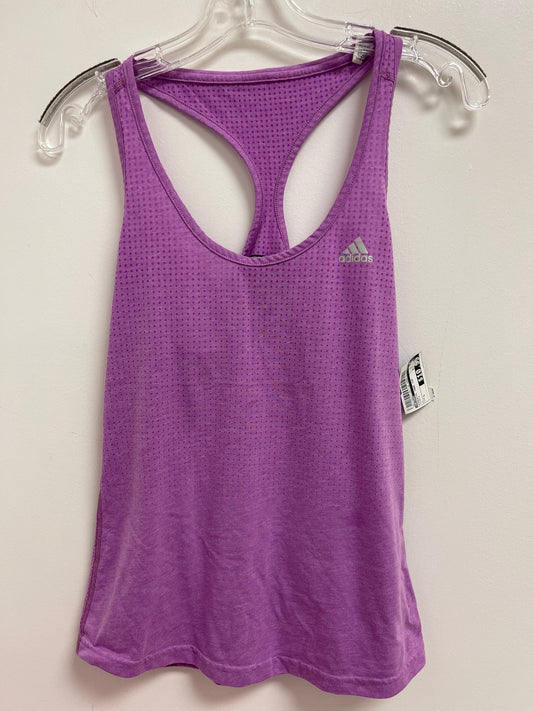 Purple Athletic Tank Top Adidas, Size S