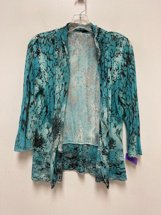 Blue & Grey Cardigan Clothes Mentor, Size M