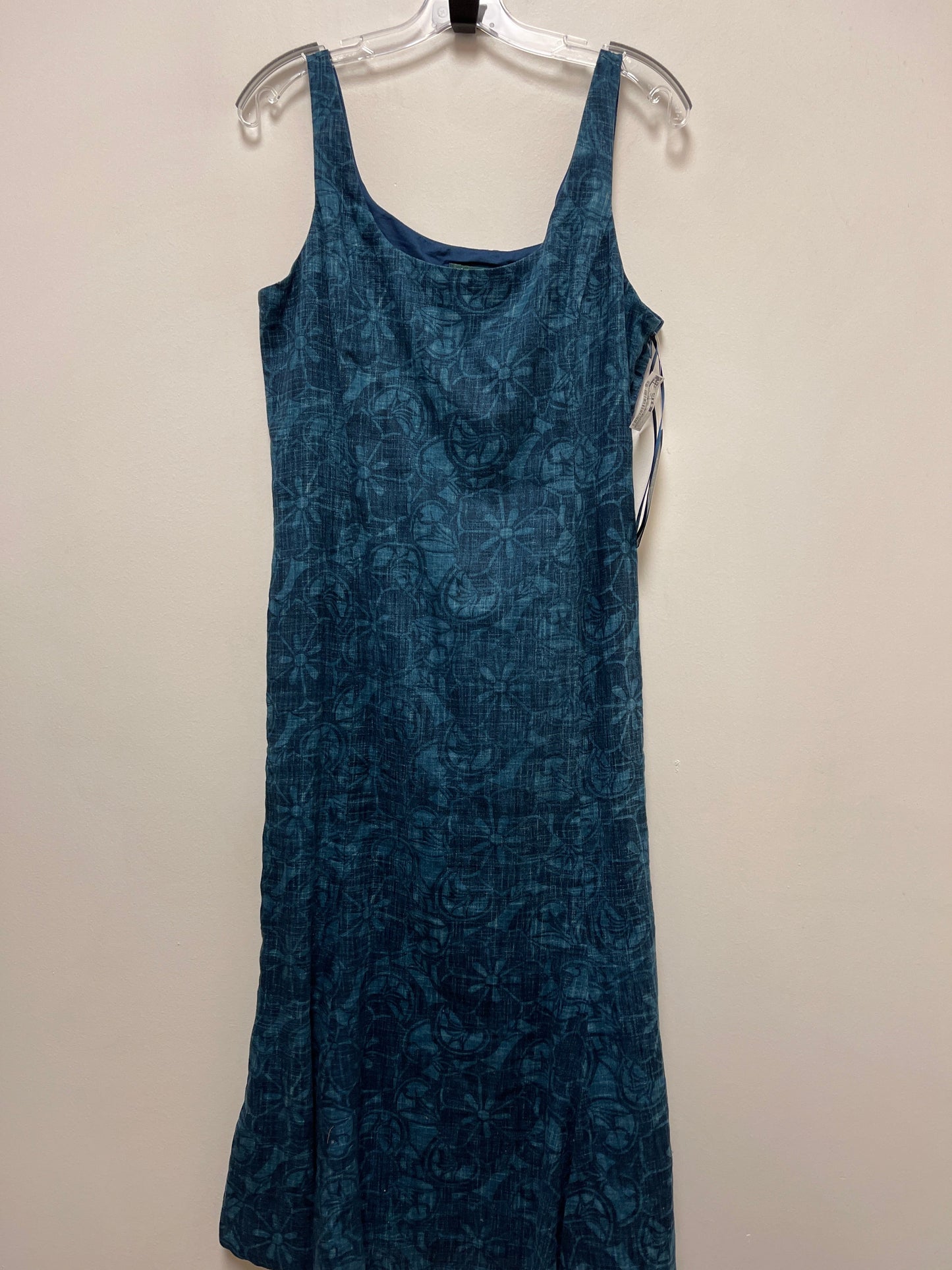 Blue Dress Casual Maxi Lauren By Ralph Lauren, Size M