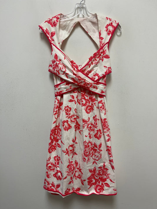 Red & White Dress Casual Short Jessica Simpson, Size S