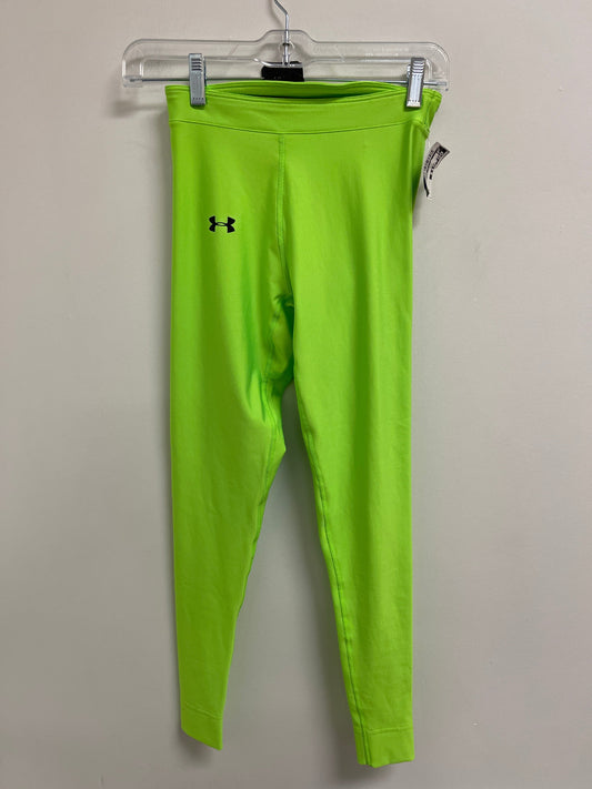 Athletic Leggings By Under Armour In Green, Size: S