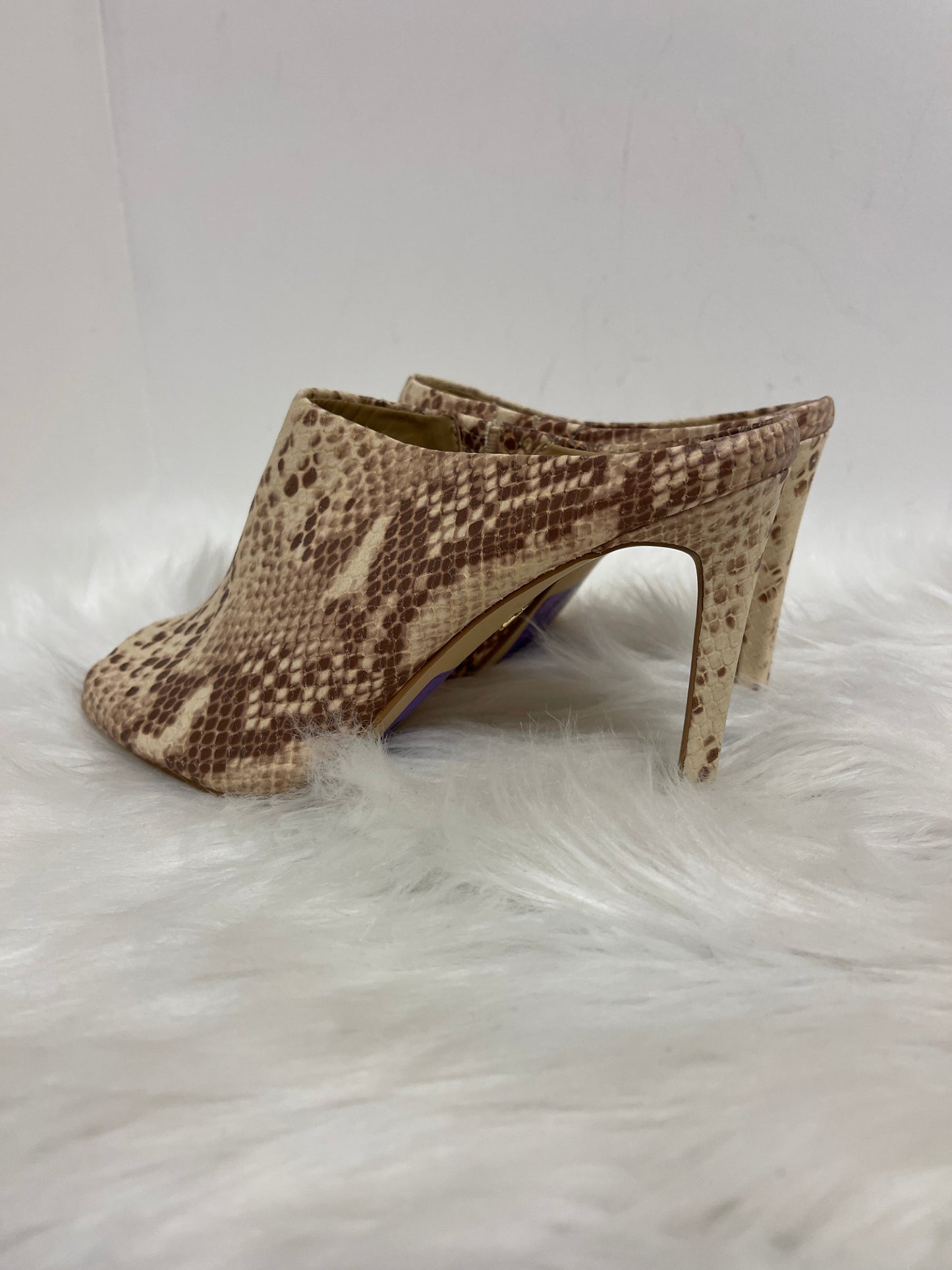 Snakeskin Print Shoes Heels Stiletto Ann Taylor, Size 8
