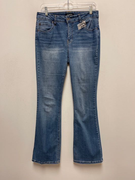 Blue Denim Jeans Straight D Jeans, Size 8