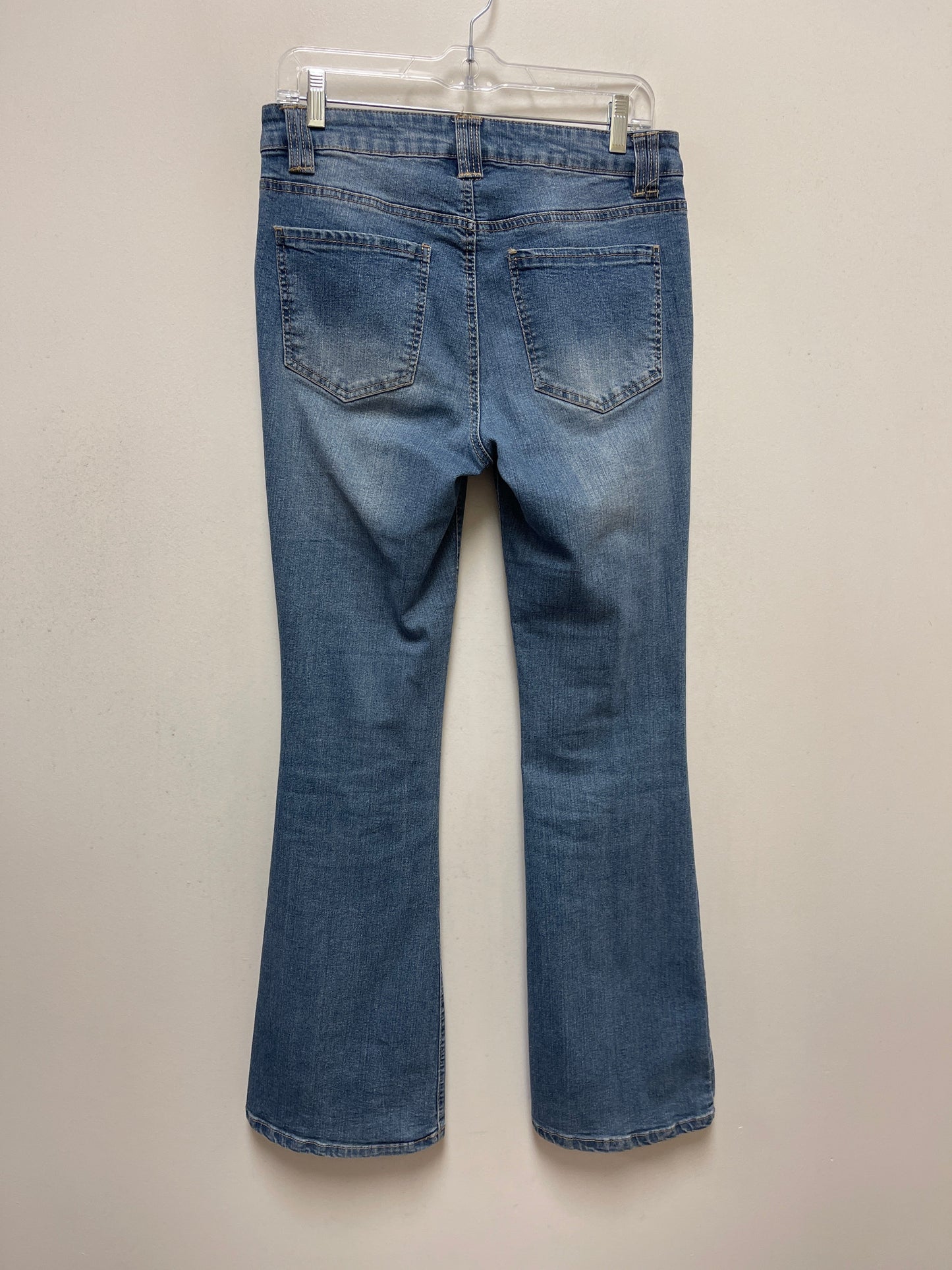 Blue Denim Jeans Straight D Jeans, Size 8