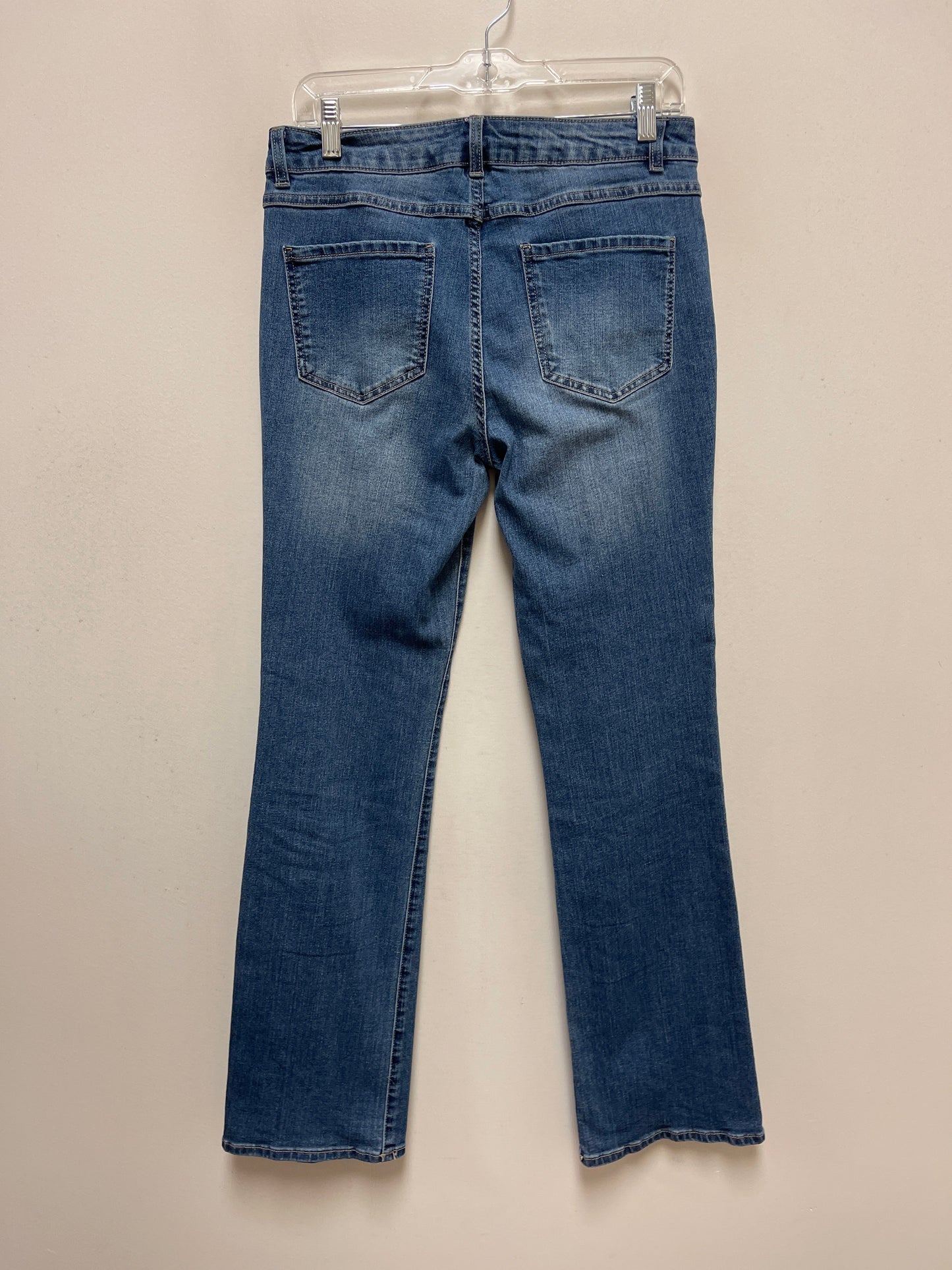 Blue Denim Jeans Flared D Jeans, Size 8