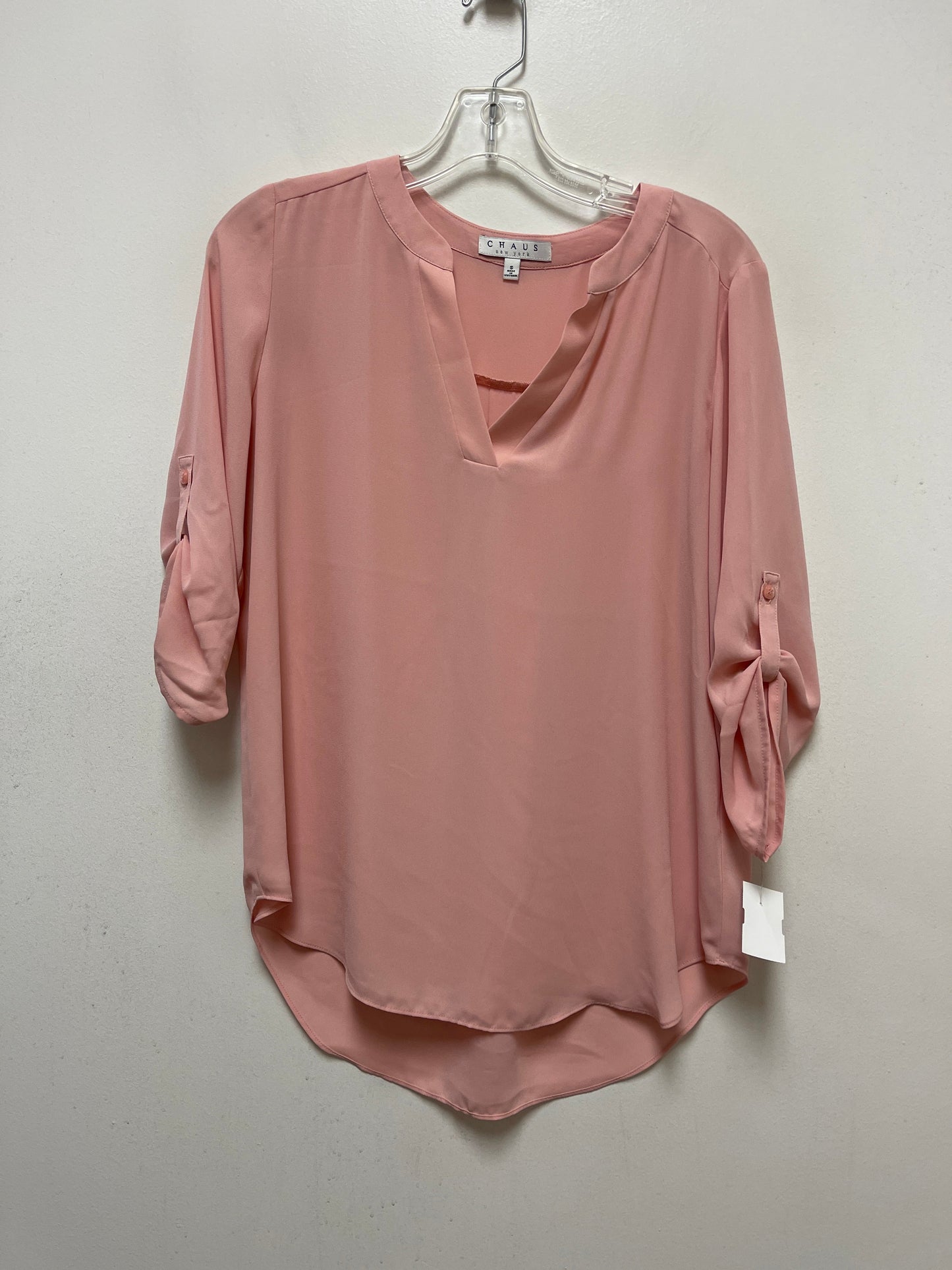 Pink Top 3/4 Sleeve Chaus, Size S