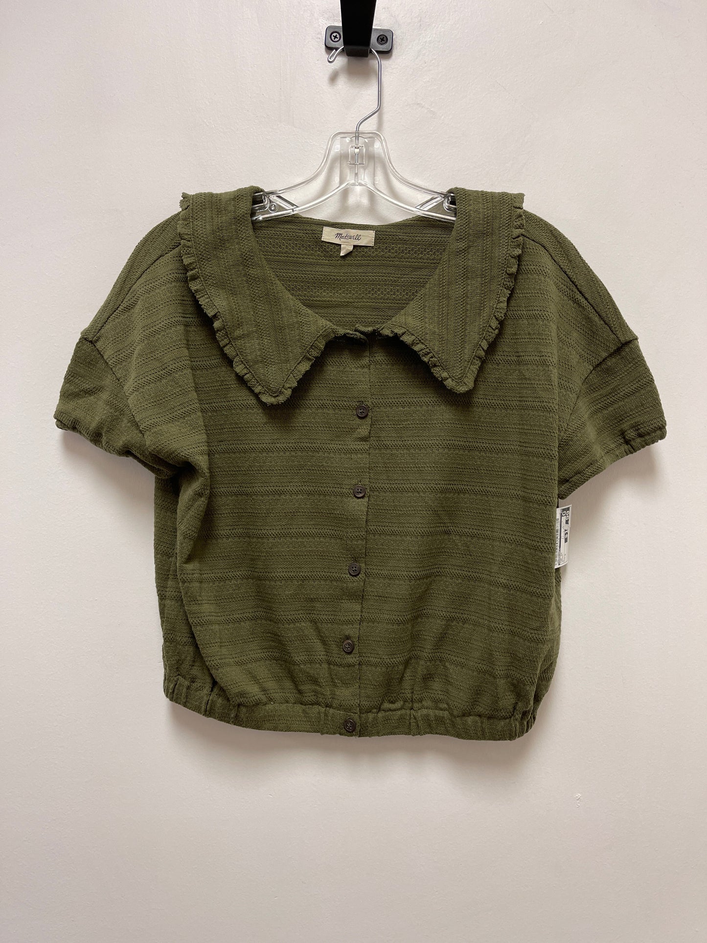 Green Top Short Sleeve Madewell, Size S